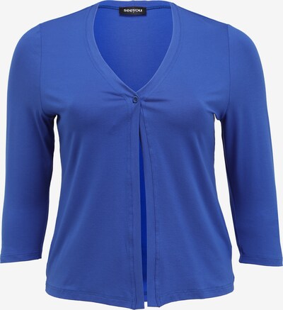 seeyou Cardigan in blau / royalblau, Produktansicht