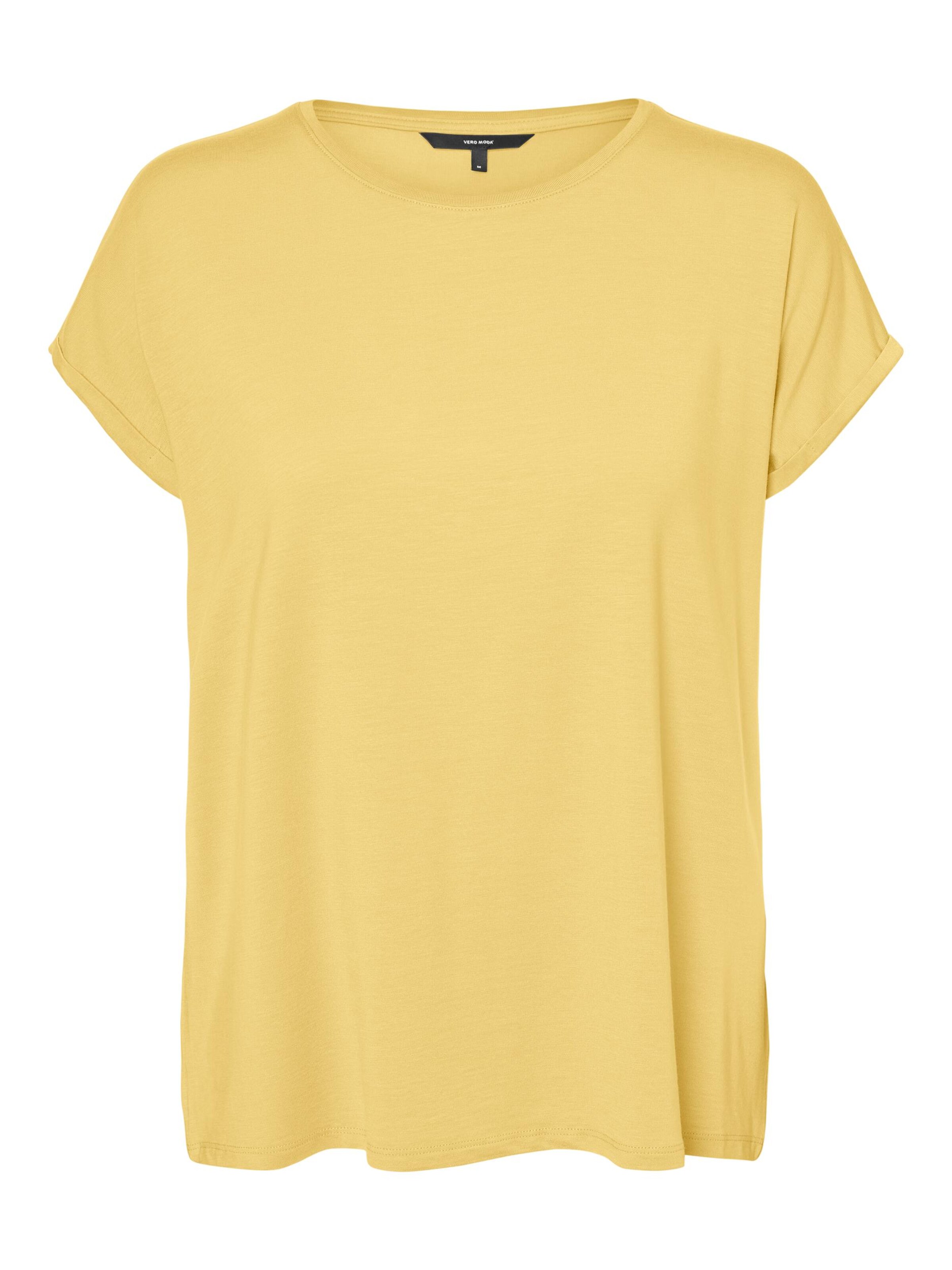 VERO MODA Shirt 'AVA' in Yellow: front