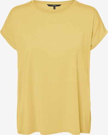 T-shirt 'AVA' VERO MODA en jaune : devant