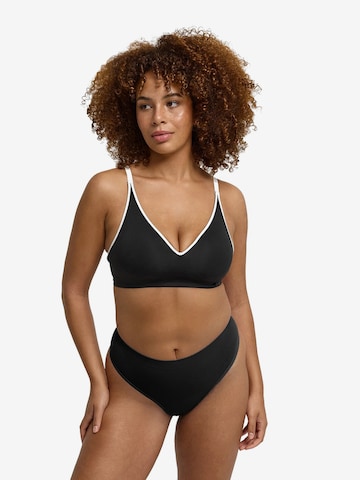 cfab (formerly creamy fabrics) - Push-up Sujetador 'Lined Comfort Push-Up BH' en negro: frente