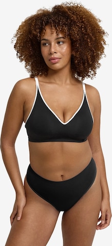 cfab (formerly creamy fabrics) - Sujetador 'Lined Comfort Push-Up BH' en negro: frente
