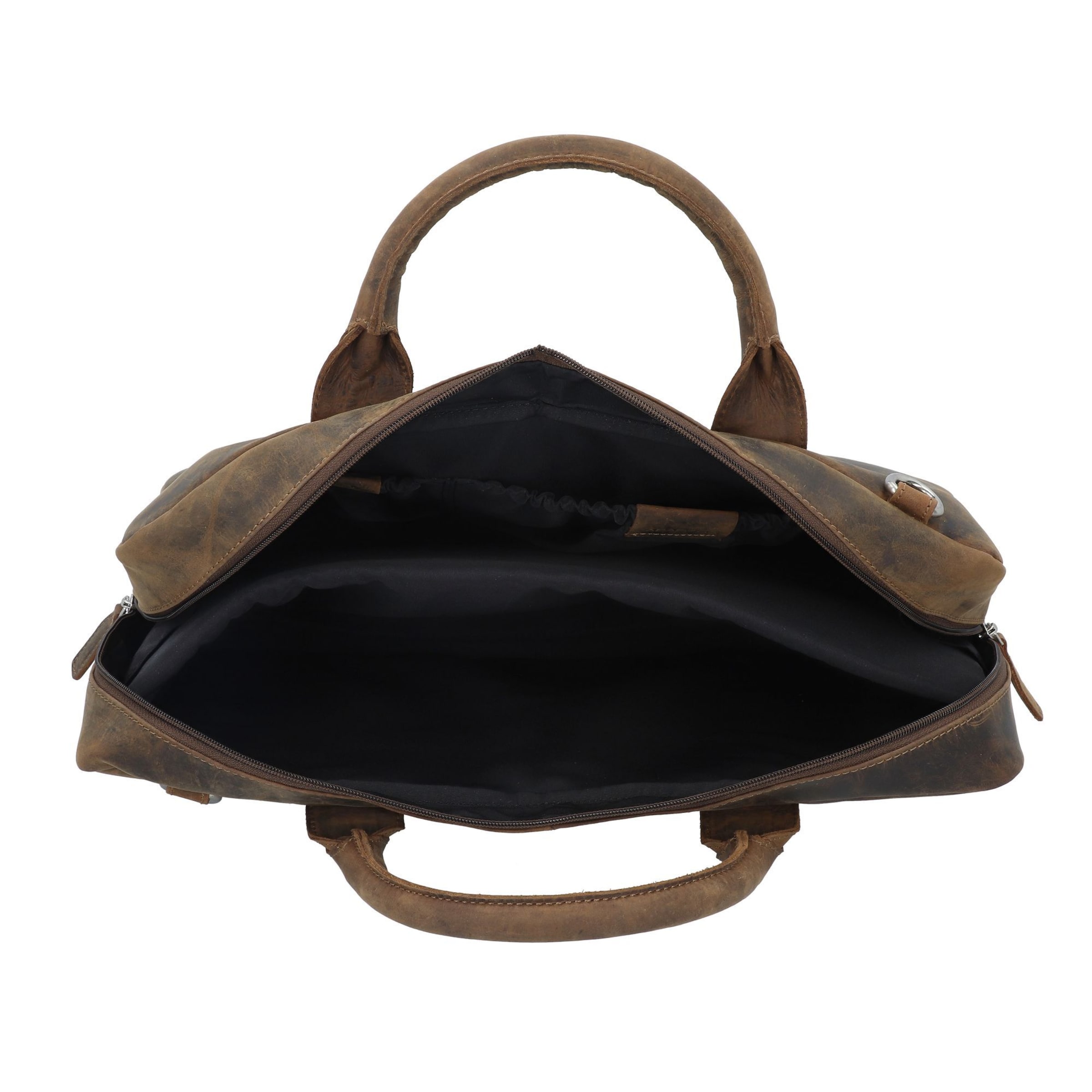 Plevier Document Bag in Brown