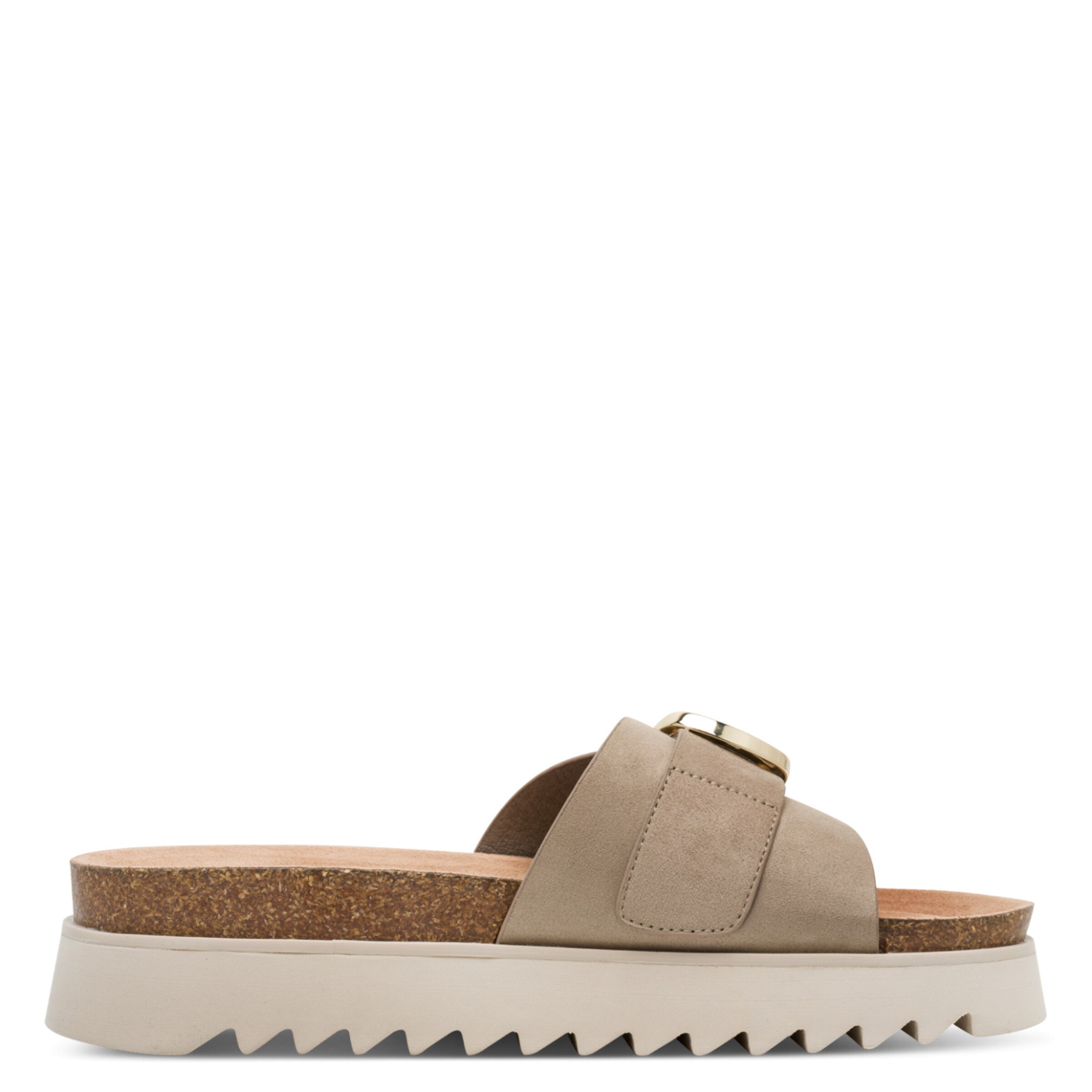 Tamaris T-Bar Sandals in Brown