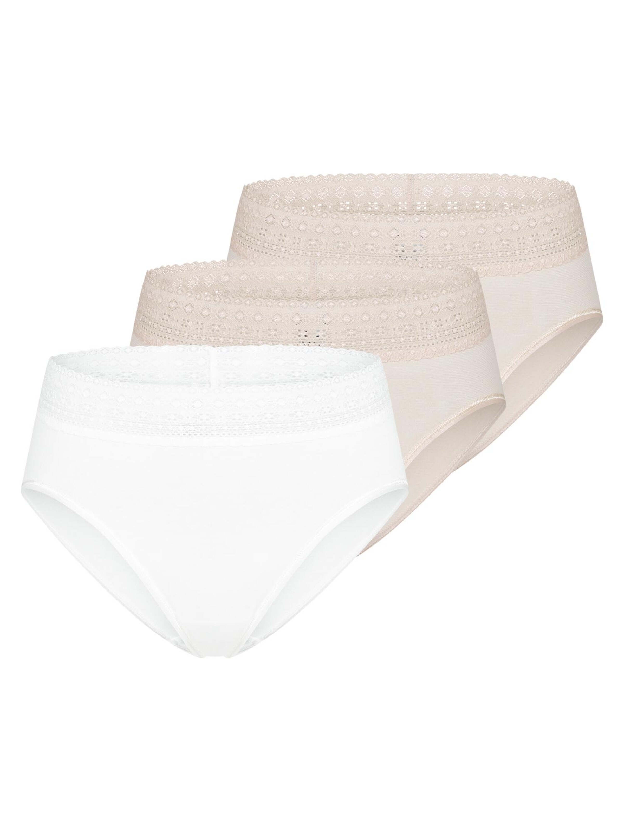 Mey Panty 'Modal Lace' in Beige: front