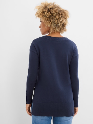 bonprix Pullover in Blau