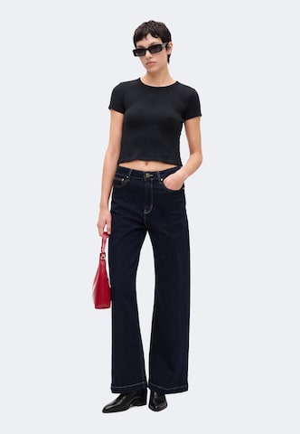 juoda GUESS JEANS Marškinėliai: priekis