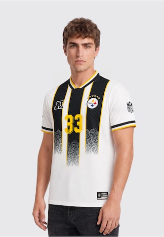 Fanatics - Camisa funcionais 'Fanatics NFL Football x Football Fan Top '26(Pittsburgh Steelers)' em branco: frente