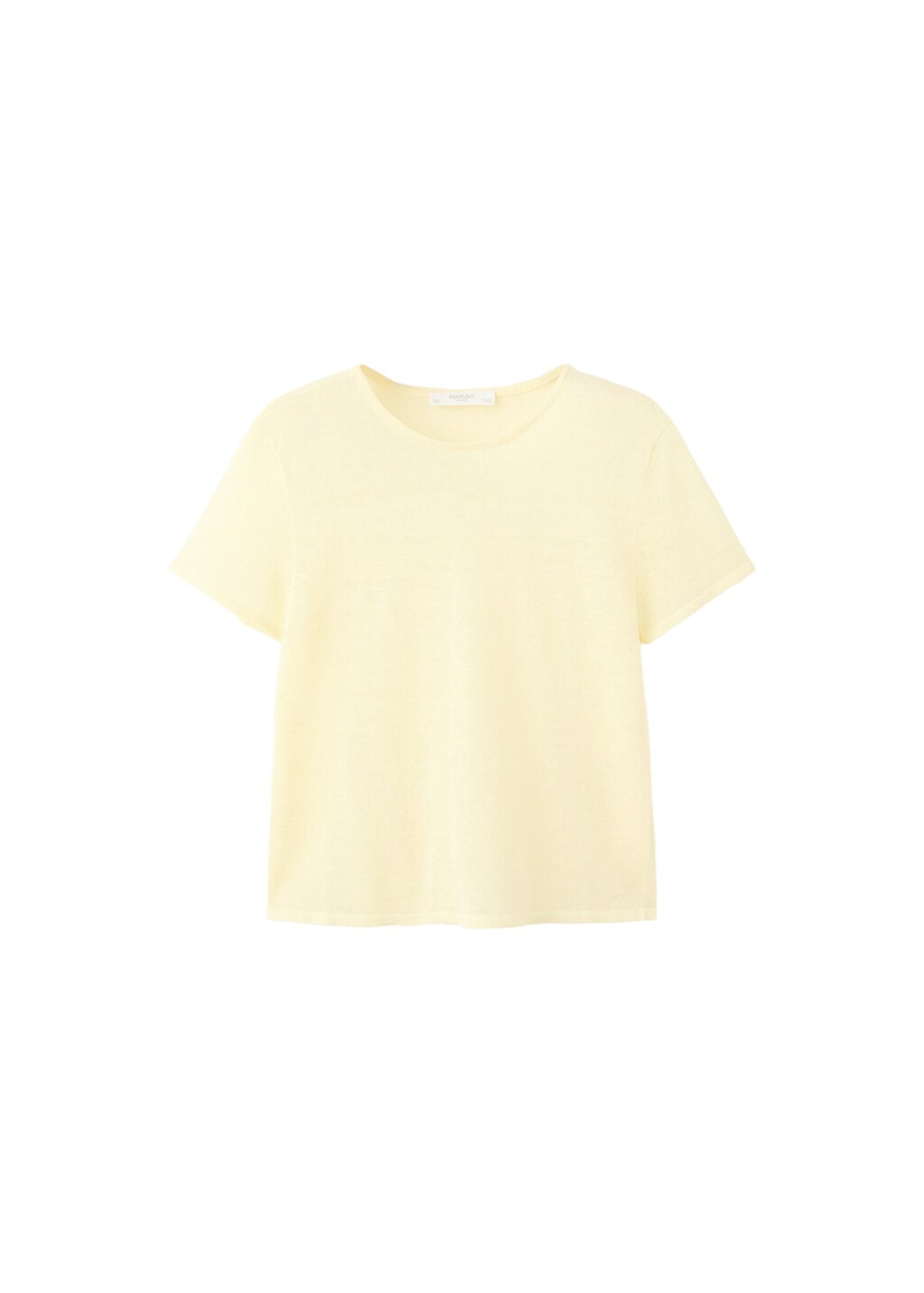 MANGO Schlafshirt 'Tonic' in Gelb: Vorderseite