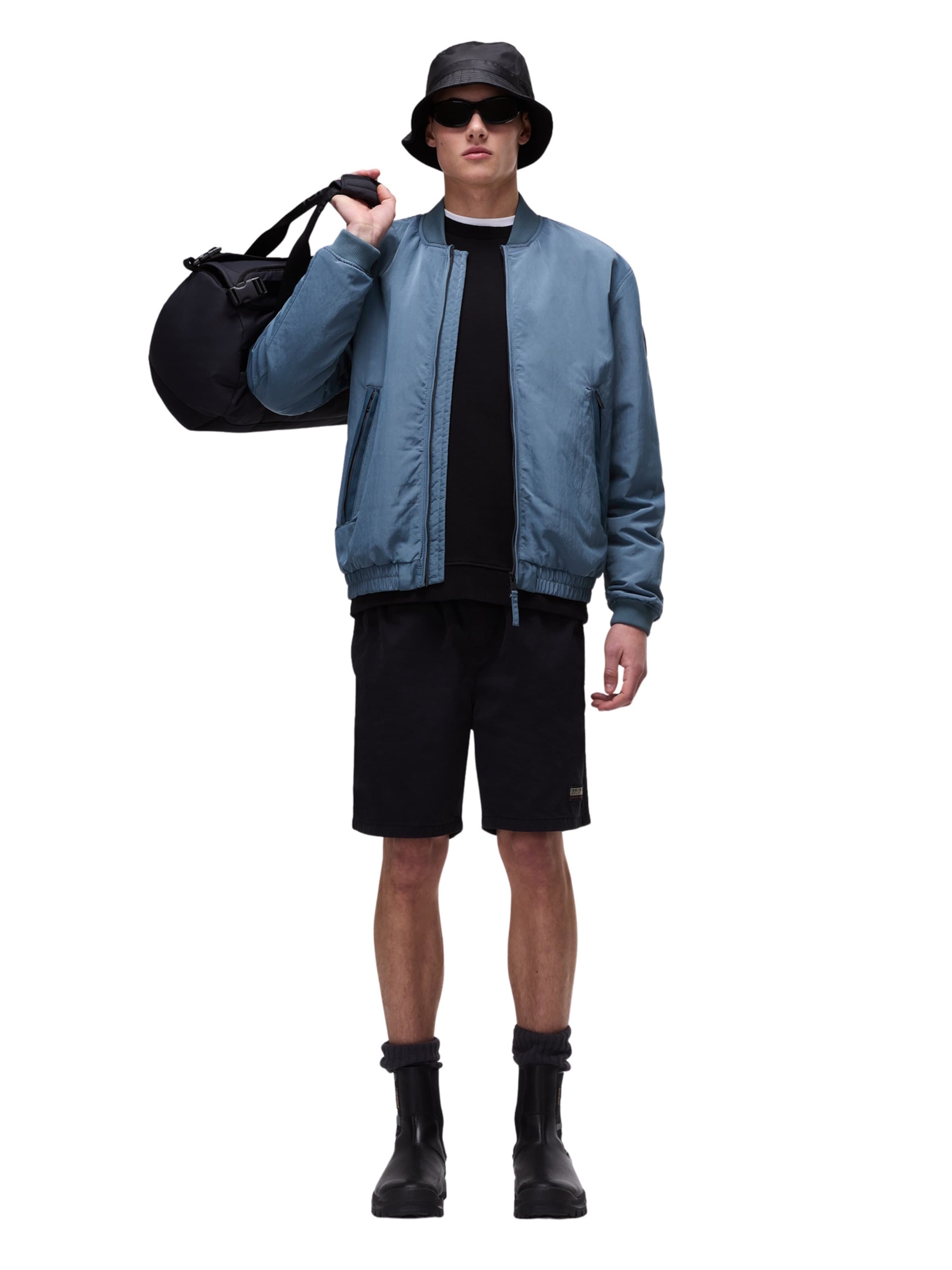 NAPAPIJRI Демисезонная куртка 'A-Montale' в Синий: спереди