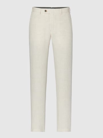 Hiltl Regular Chino Pants 'Parma I - Gewaschener Leinen' in Beige: front