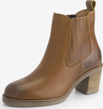 Travelin Chelsea Boots 'Callac' in Brown: front