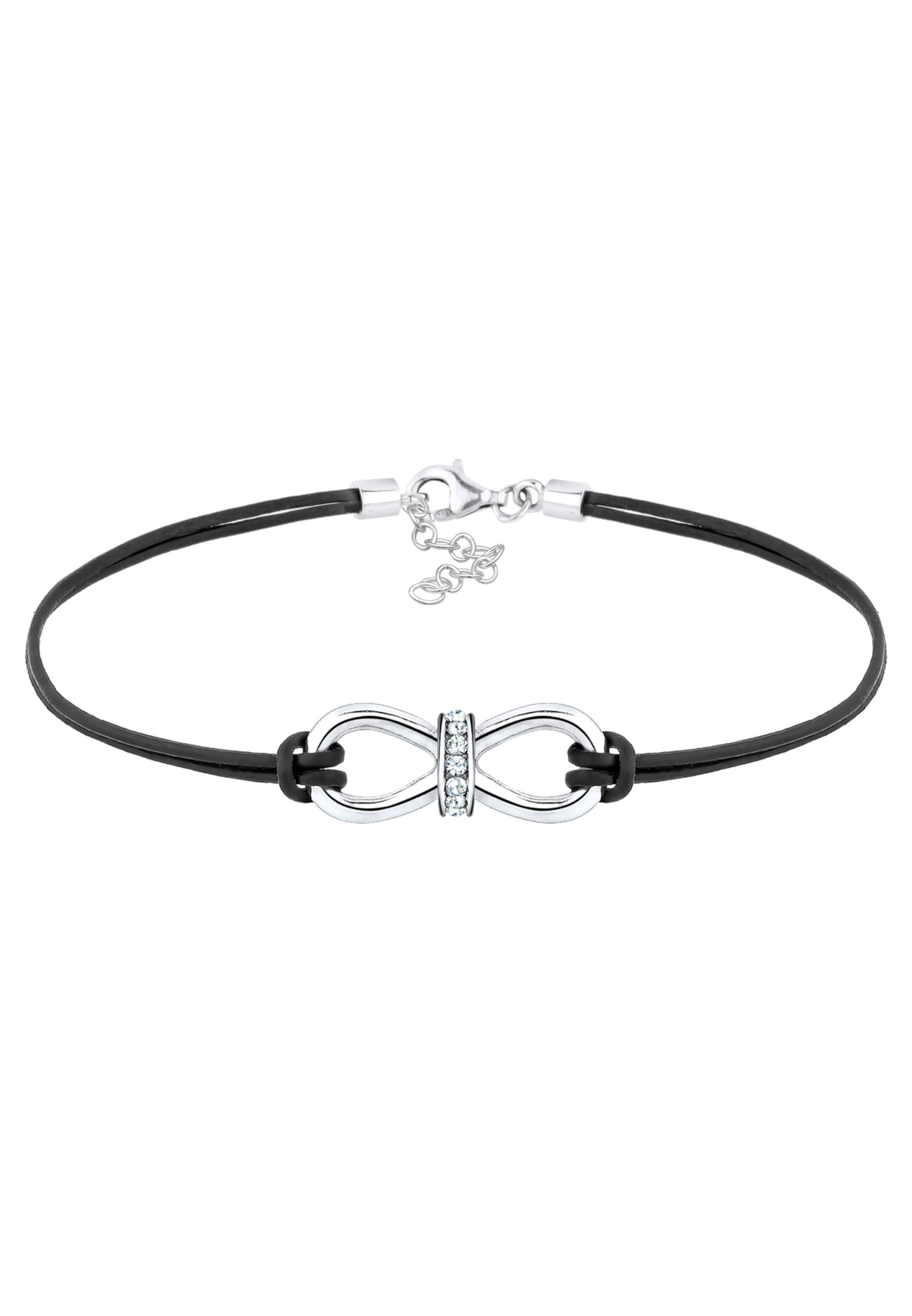 Bracelet 'Infinity' ELLI en noir : devant