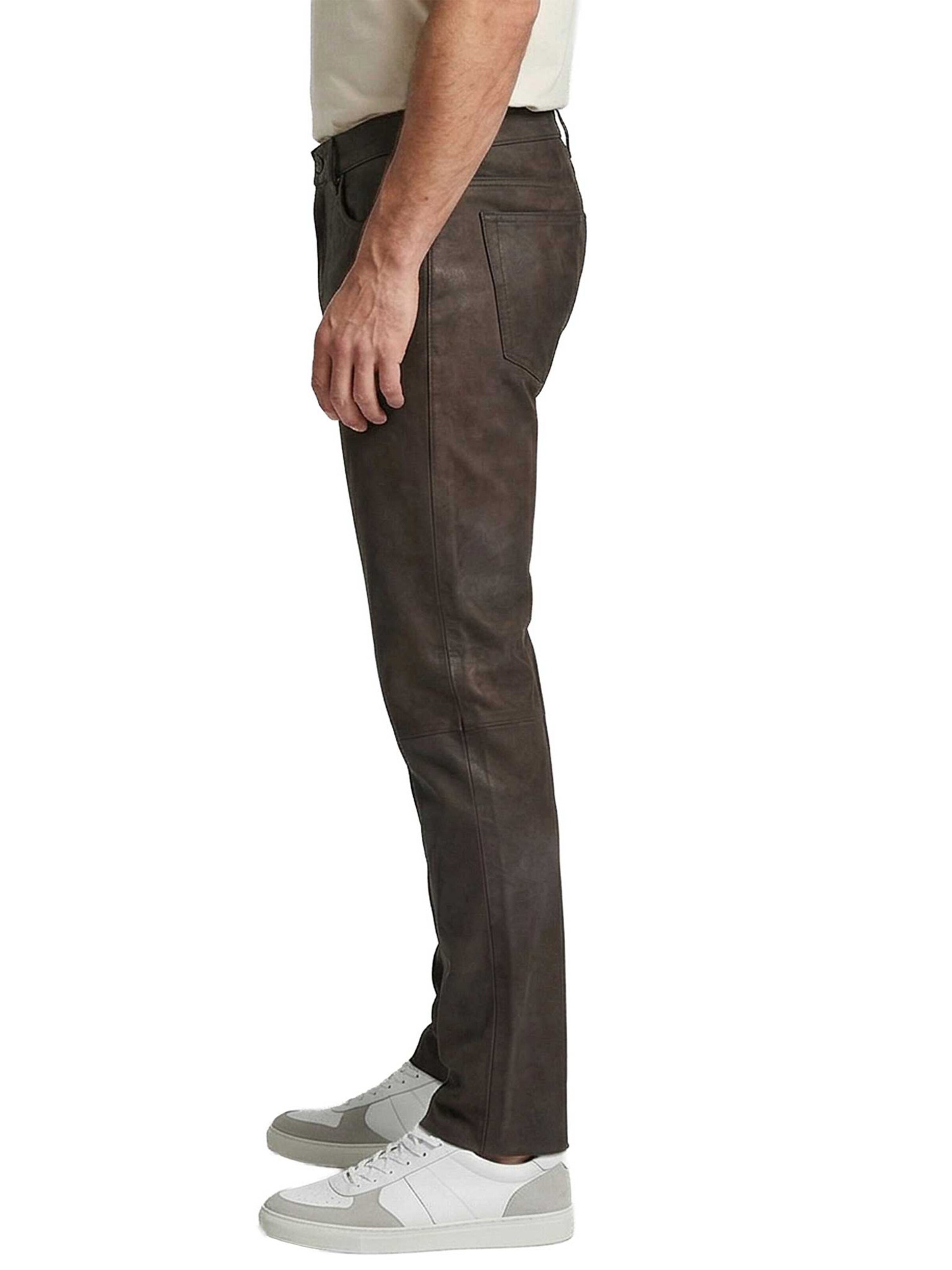 MADDOX Regular Pants 'Laurin' in Brown