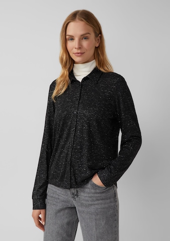 s.Oliver Blouse in Black: front