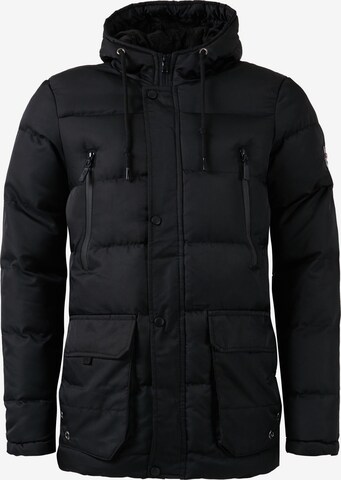 Buratti Winter Jacket in Black: front