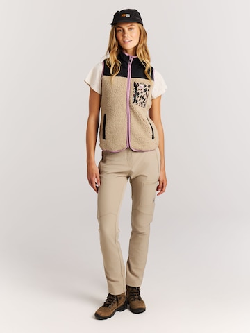 PROTEST Vest 'PRTFriz' in Brown