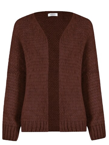 SASSYCLASSY Oversizestrickjacke‌‌‌‌‌‌ in Braun: Vorderseite