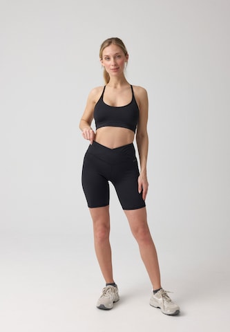 SNOCKS Low Support Sport-BH in Schwarz