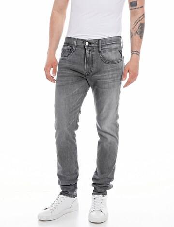 REPLAY Jeans 'Anbass' in Grijs: voorkant