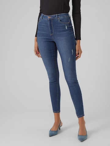 VERO MODA Skinny Jeans 'SOPHIA' in Blauw: voorkant