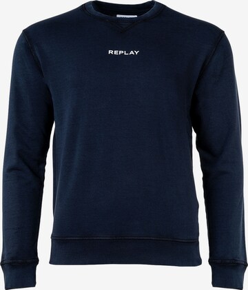 REPLAY Sweatshirt in Blue: front