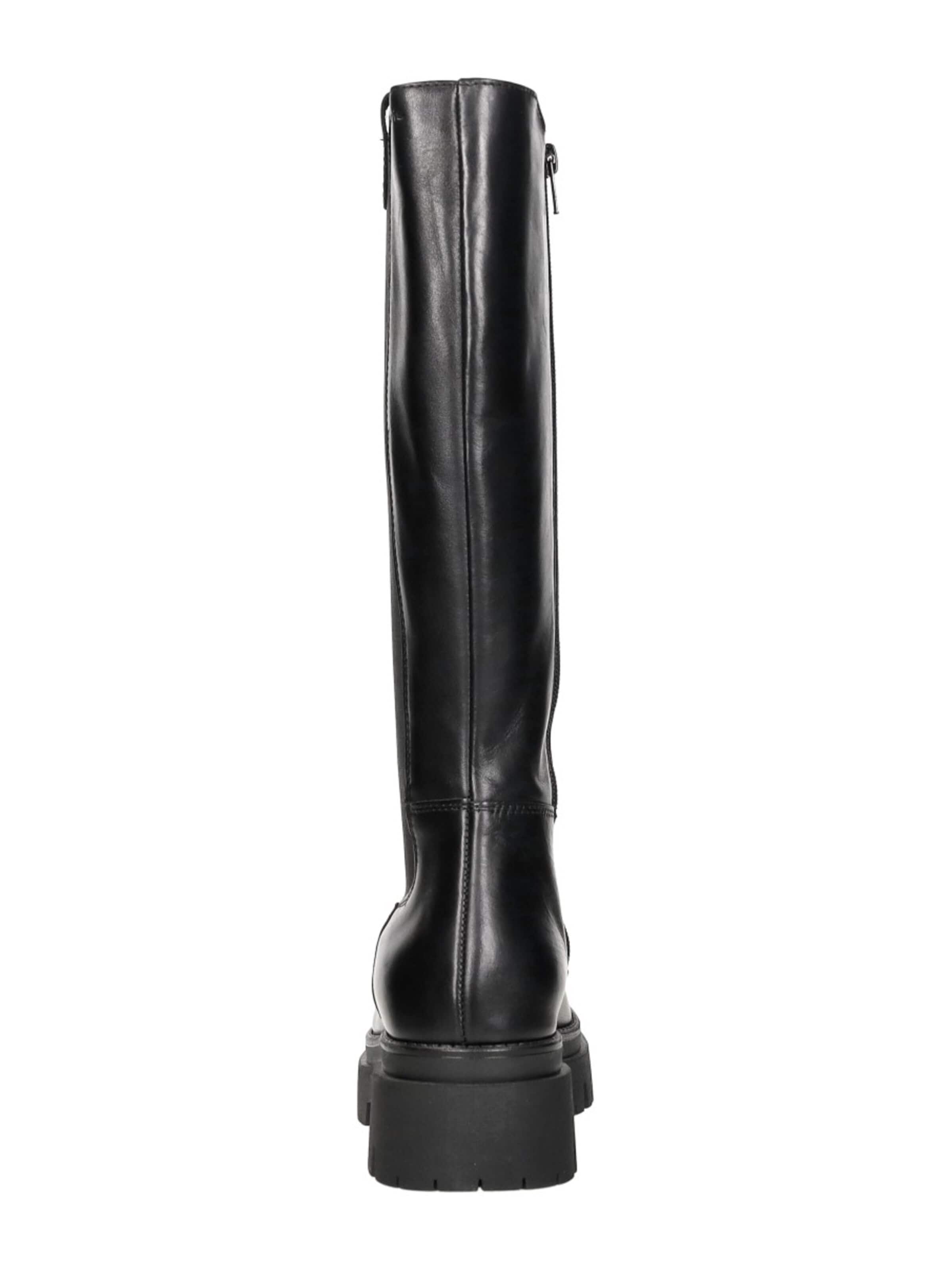 Tamaris Boots 'Lange Laarzen' in Black