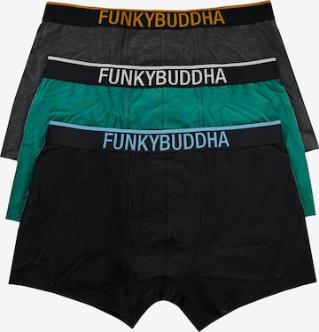 jauktas krāsas Funky Buddha Bokseršorti: no priekšpuses