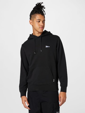 FRANKLIN & MARSHALL Sweatshirt in Black: front