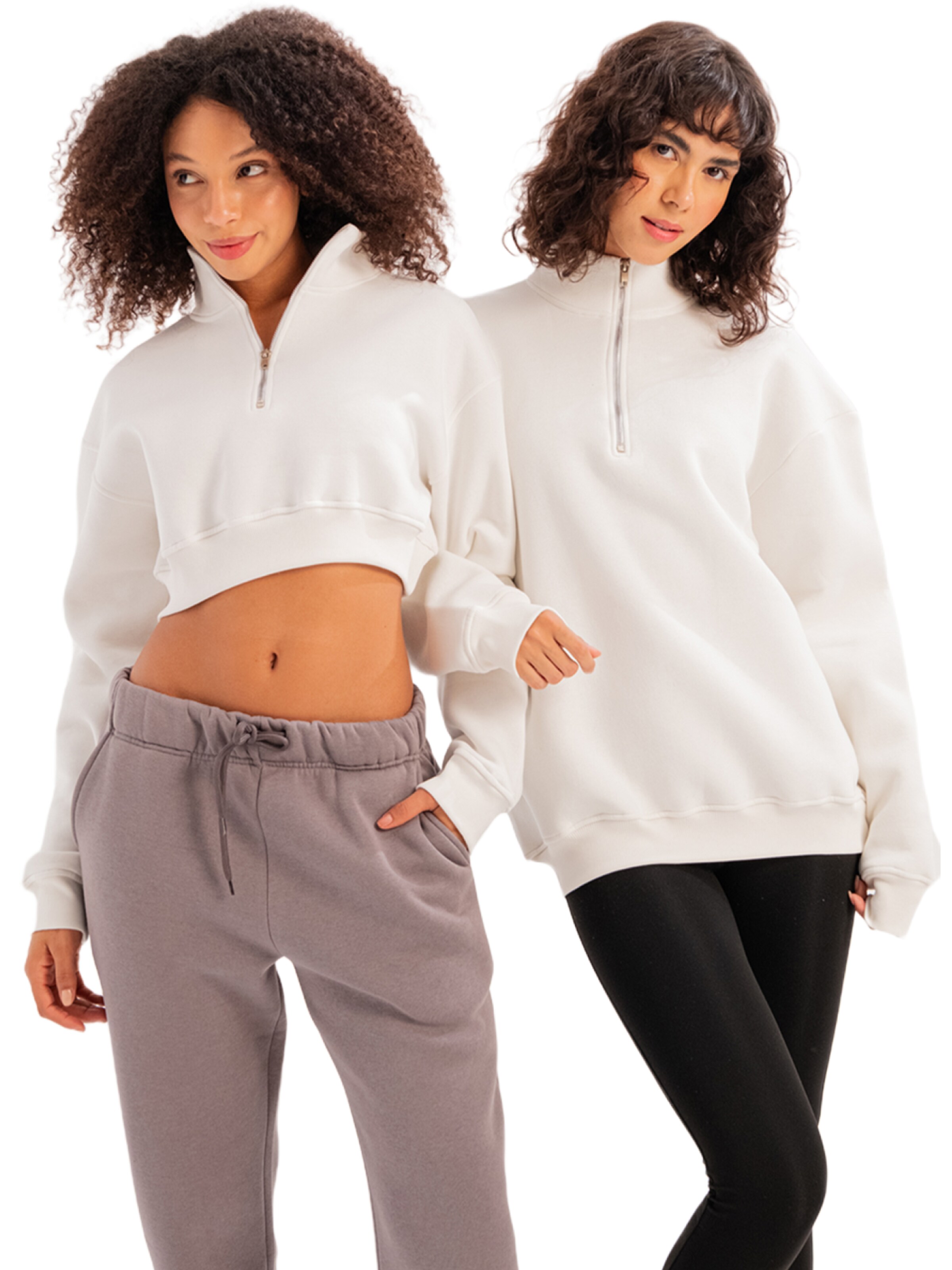 Justever Sweatshirt in Beige