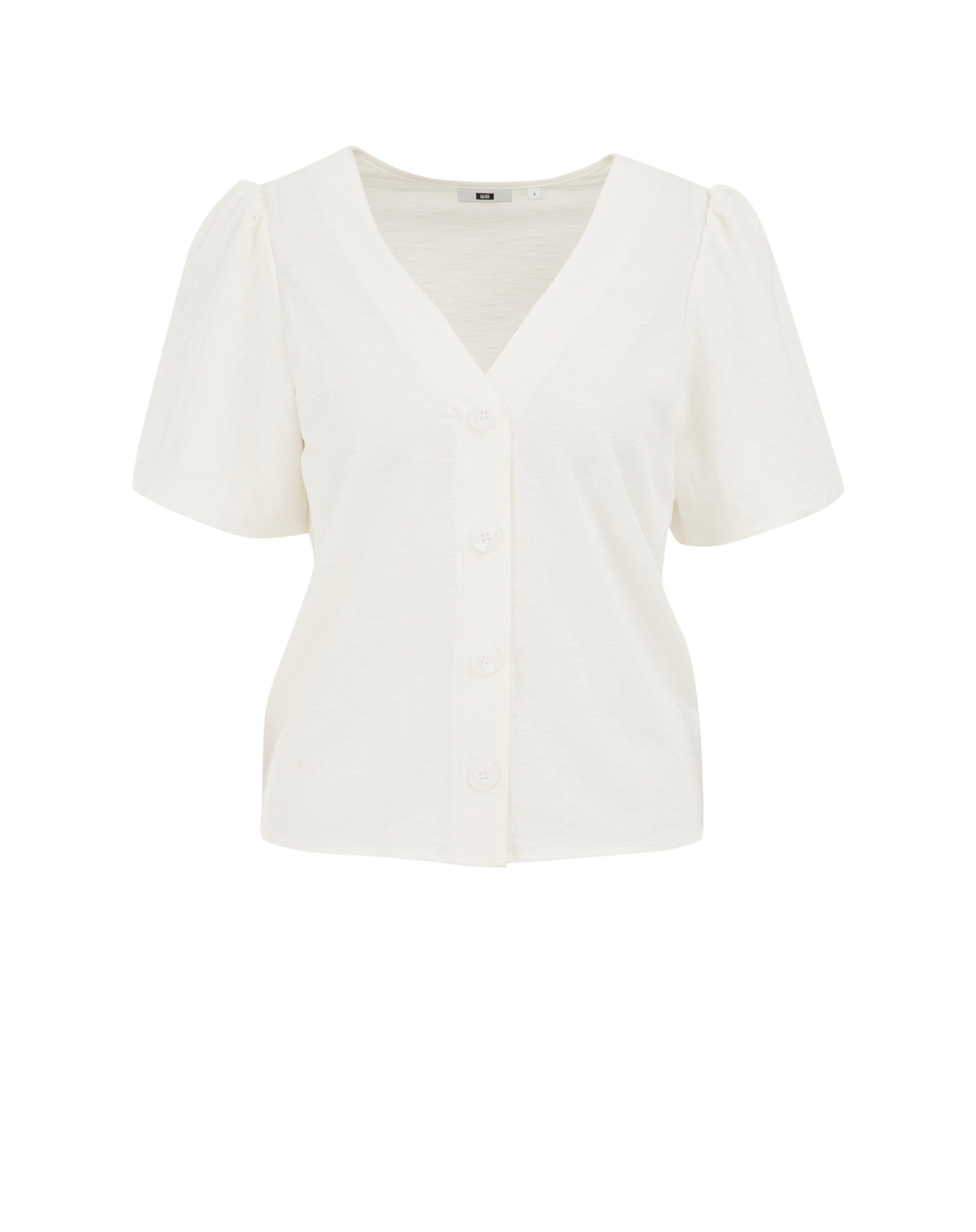 WE Fashion - Blusa en blanco: frente