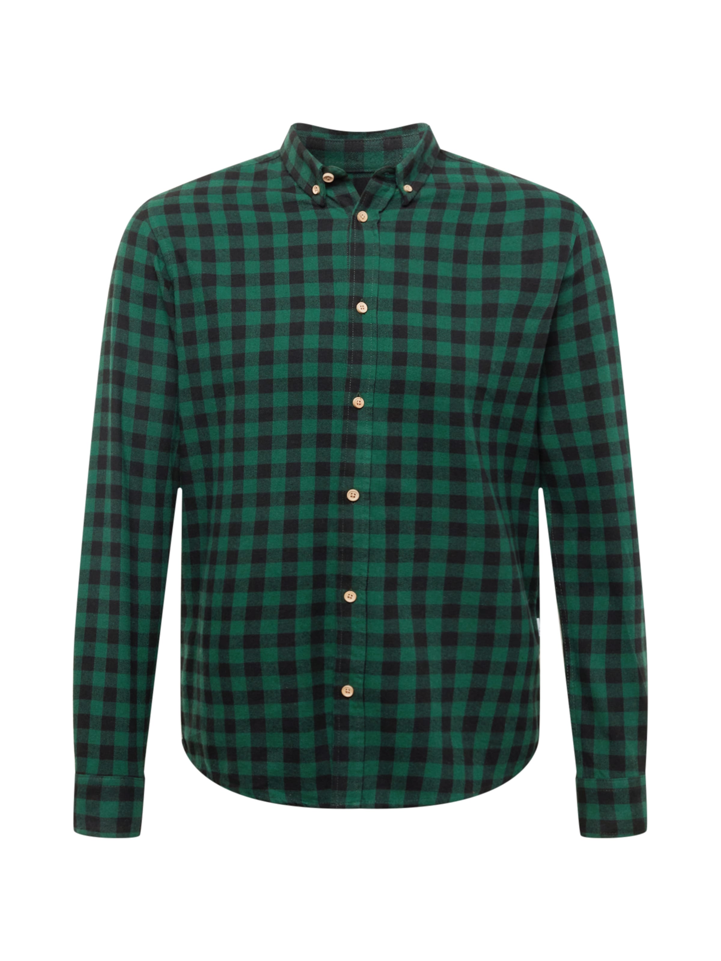 Kronstadt Regular fit Overhemd 'Johan' in Groen: voorkant