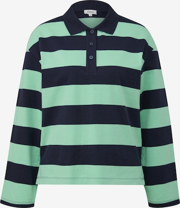 Sweat-shirt s.Oliver en bleu : devant