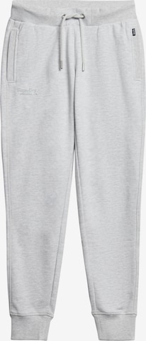 Superdry Pants 'Essential' in Grey: front