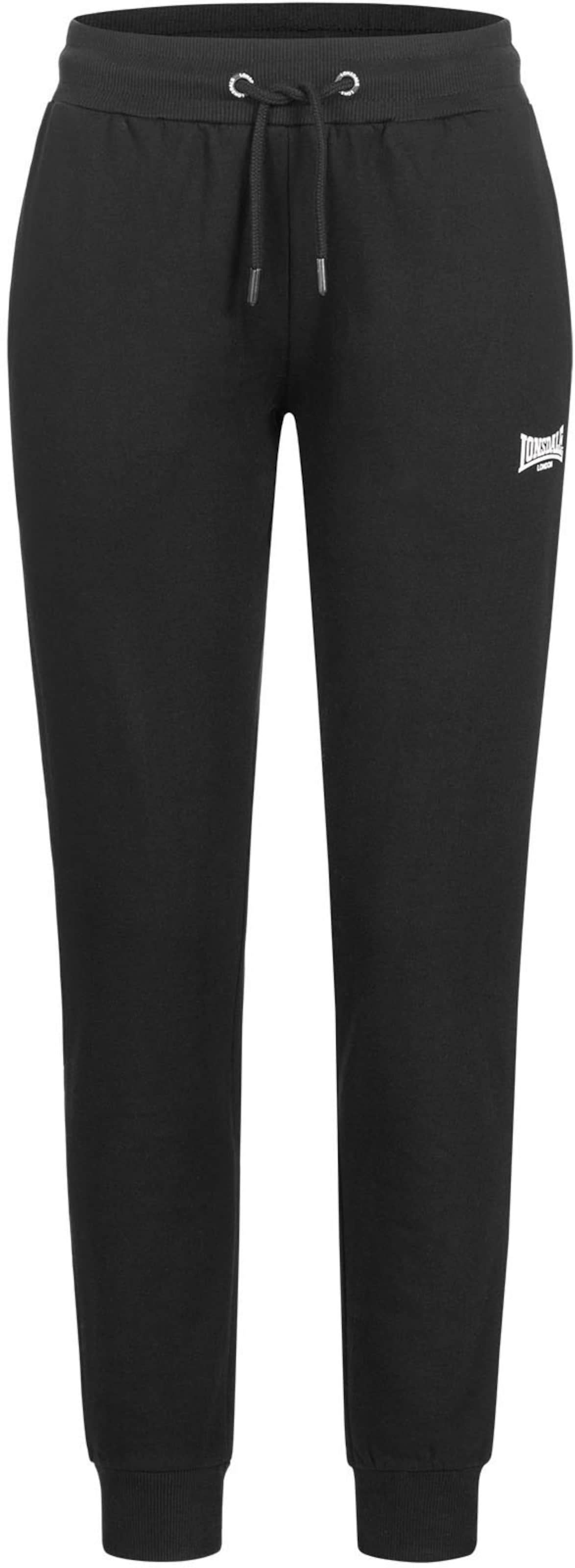 LONSDALE Sweat suit in Black