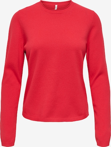 ONLY Свитер 'ONLLOYAL' в Красный: спереди
