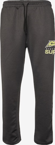 European League of Football Loosefit Hose in Grau: Vorderseite