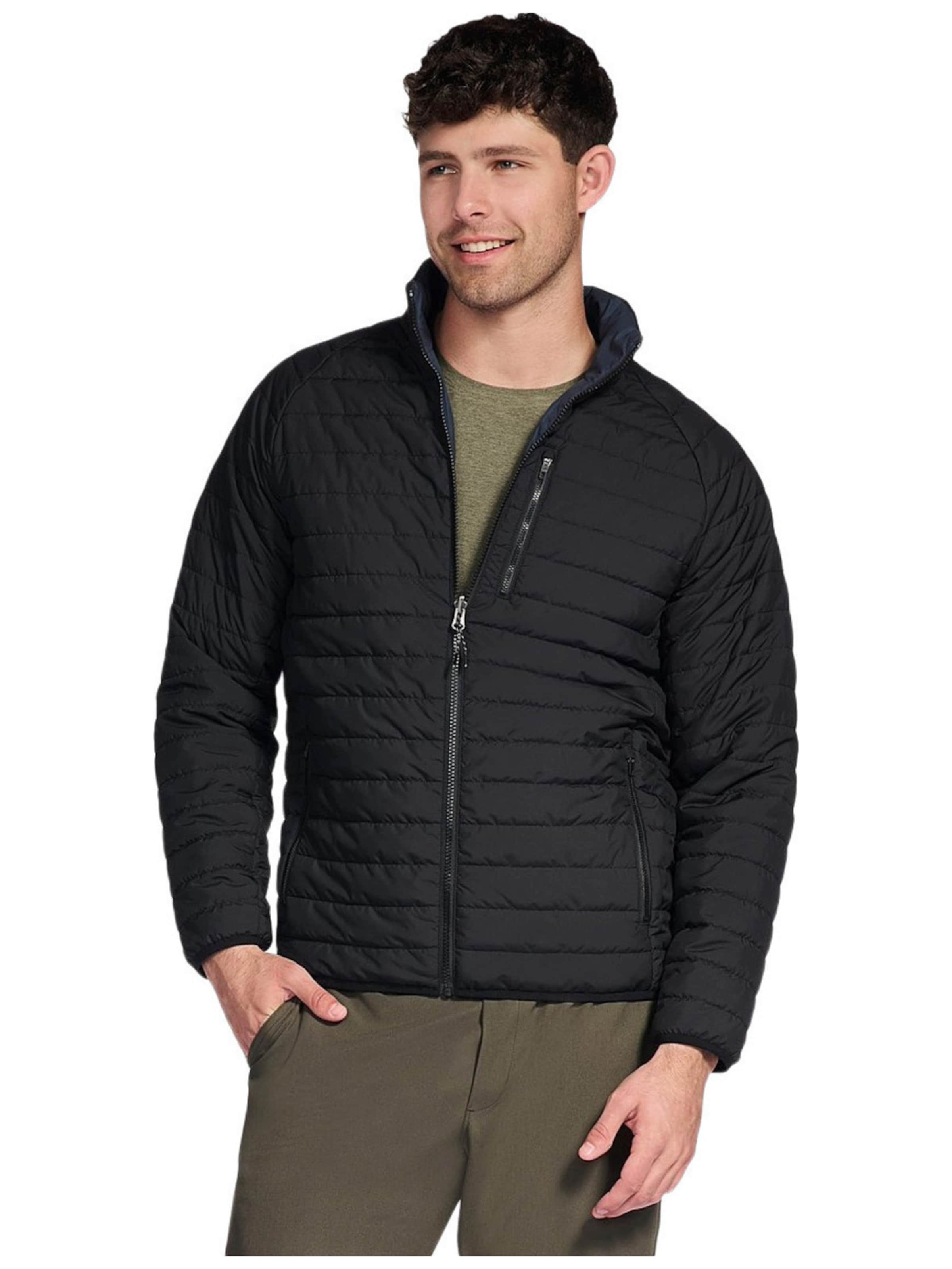 Giacca di mezza stagione 'Skechers GO SHIELD Cozy Fit Altitude Reversible Jacket' di SKECHERS in nero: frontale