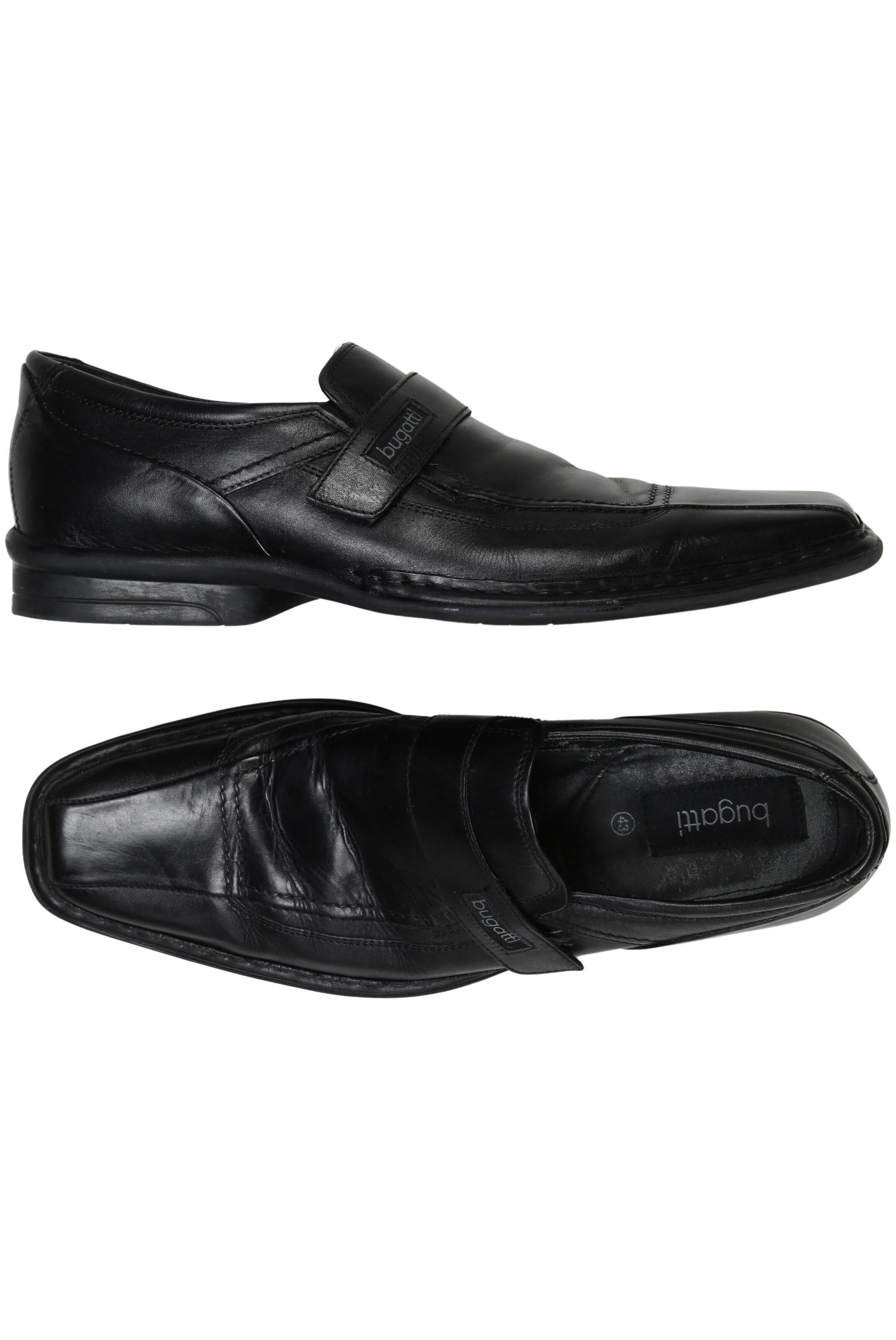 bugatti Halbschuh 43 in Schwarz: Vorderseite