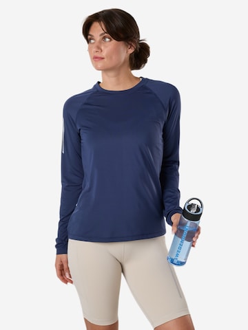 T-shirt fonctionnel 'Core' SWEDEMOUNT en bleu : devant