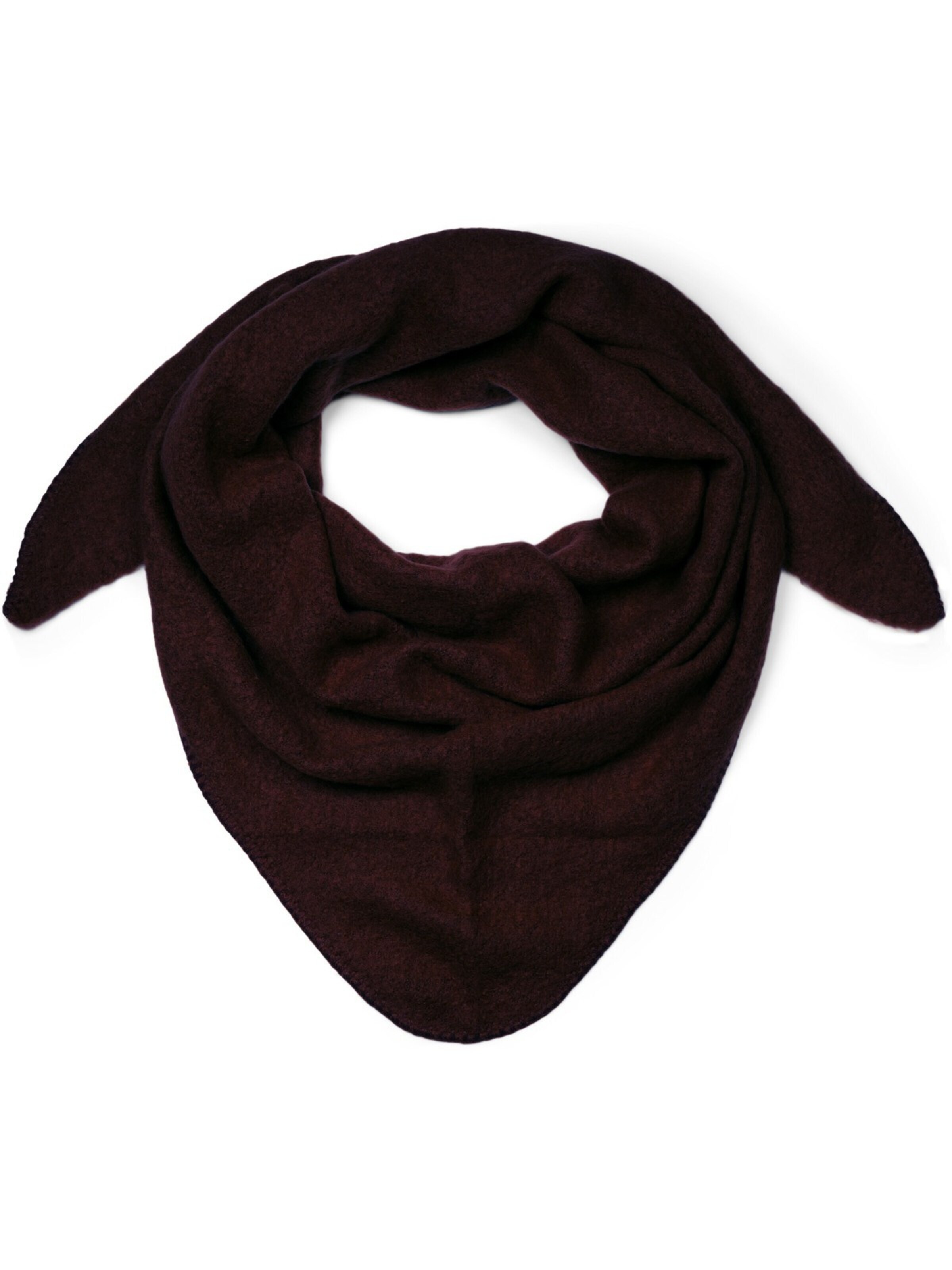 styleBREAKER Tuch 'Strick Dreiecktuch meliert'‌‌‌‌‌ in One Size in dunkelbraun, Produktansicht