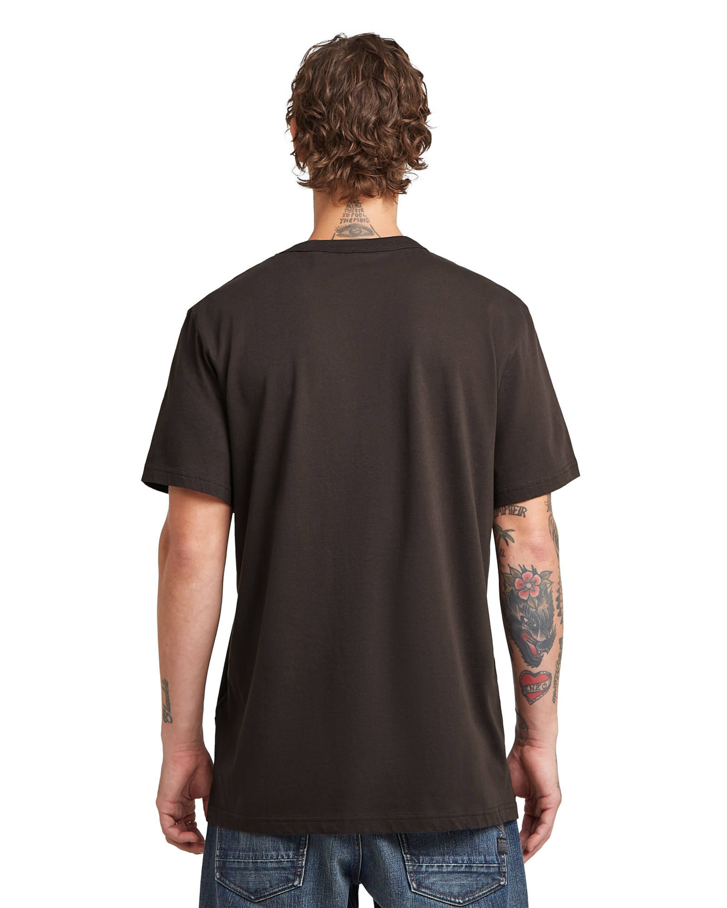 G-STAR T-Shirt 'Nifous' in Braun