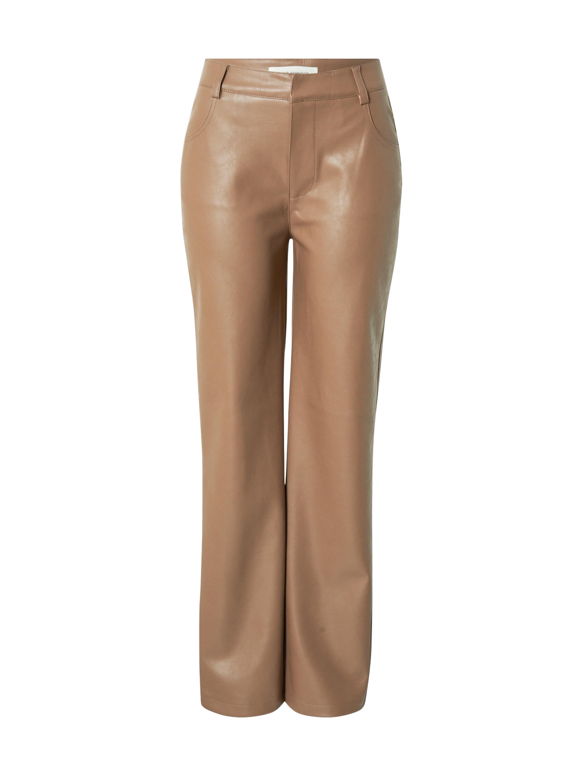 Sofie Schnoor Wide leg Παντελόνι σε καφέ: μπροστά