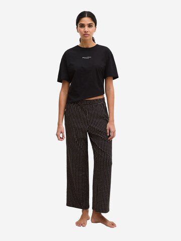 Marc O'Polo Pyjama ' Mix N Match ' in Zwart: voorkant