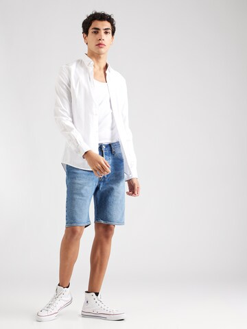 mėlyna LEVI'S ® Standartinis Džinsai '501 Original Short'