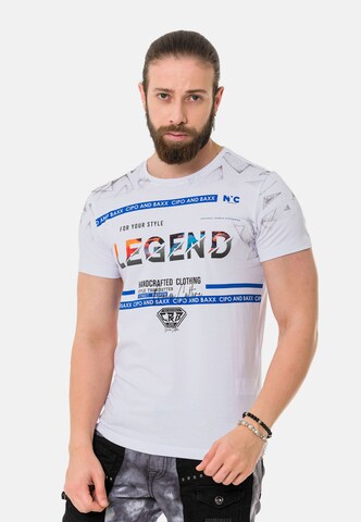 CIPO & BAXX Shirt in White: front