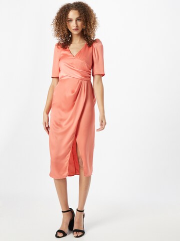 Robe Little Mistress en orange : devant