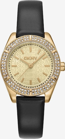 DKNY Analoguhr in Gold: Vorderseite