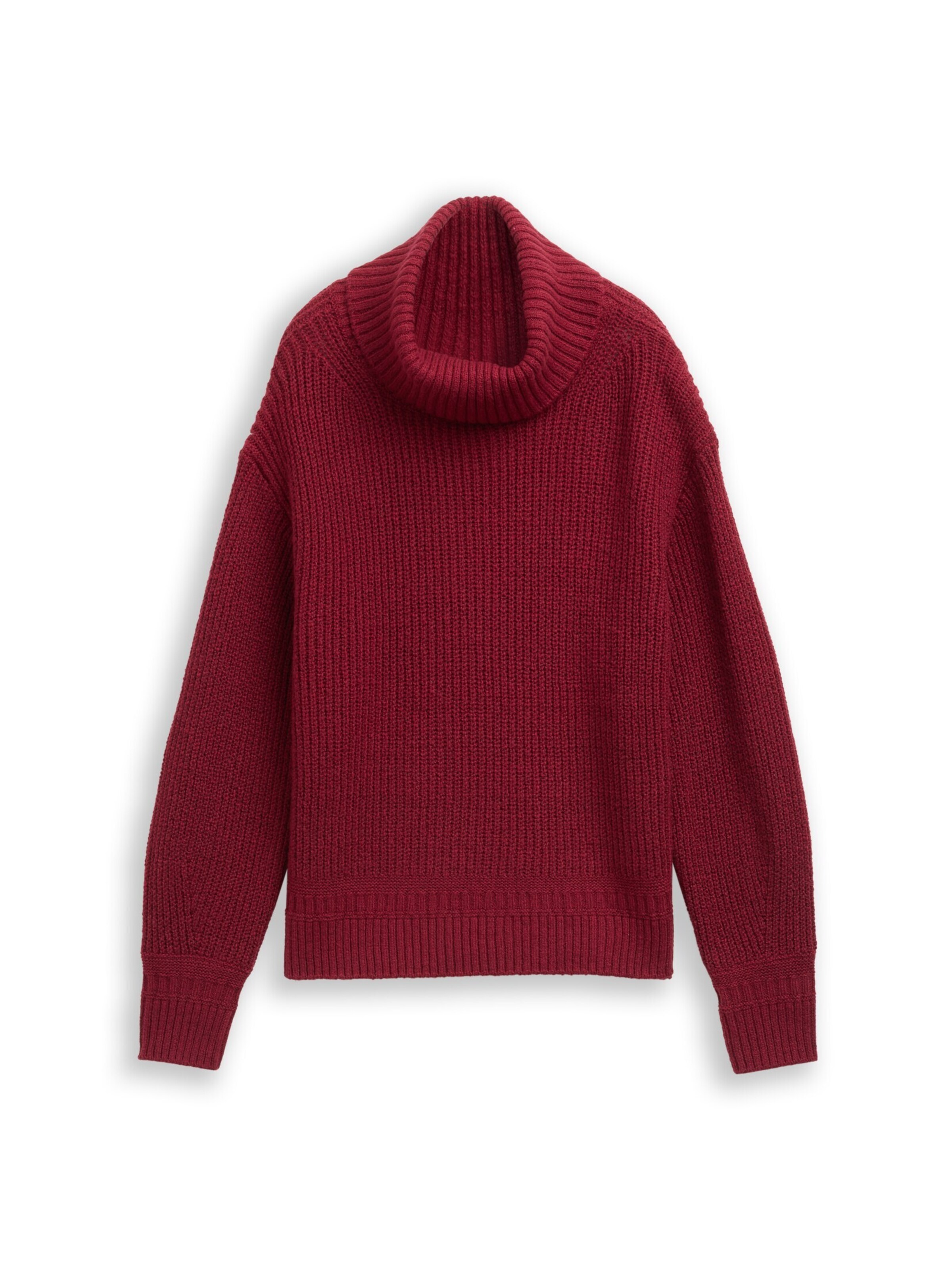 Pull-over TOM TAILOR en rouge : devant