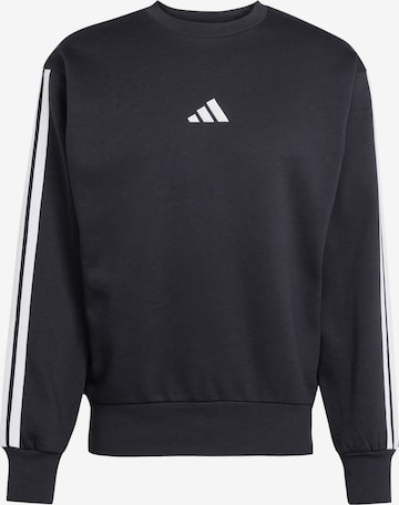 ADIDAS SPORTSWEAR Спортен суитшърт в черно: отпред