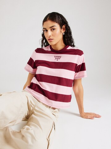 Tommy Jeans T-Shirt 'ESS' in Lila